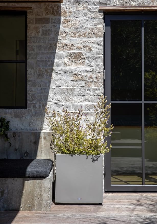 Veradek Block Series Cube Plastic Planter - Image 7