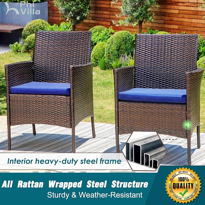PHI VILLA 7 Piece Outdoor Dining Set - Image 3