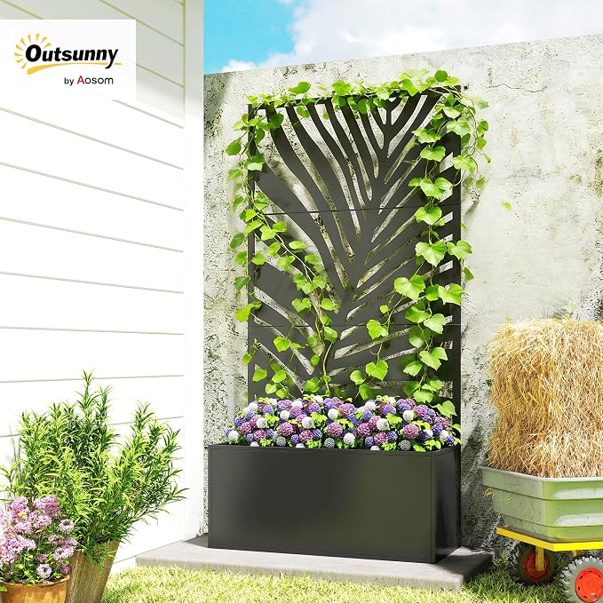 Outsunny Metal Planter Box - Image 2