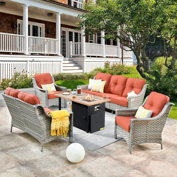 HOOOWOOO 5 Piece Patio Set by DesignforBetterLife