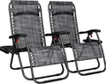 Yaheetech Zero Gravity Recliners Outdoor Adjustable Folding Reclining Lounge by Yaheetech