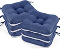 BETU Chair Cushions for Dining Chairs Set of 6, 3.5" Thick Kitchen Table Chair by BETU