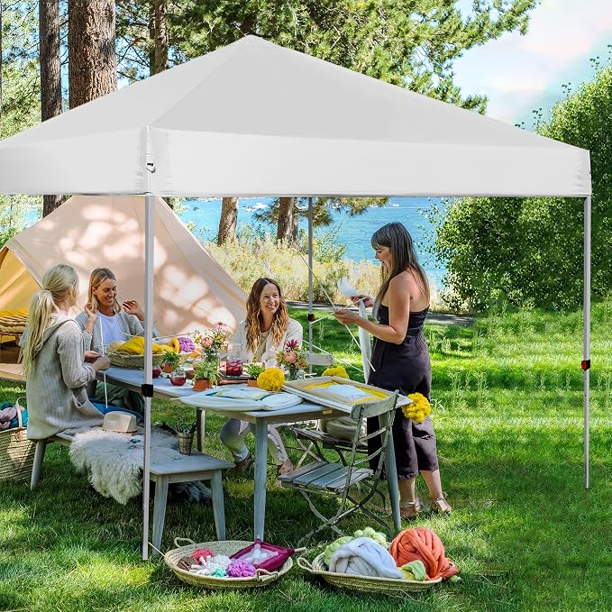Pop Up Canopy Tent 8X8 FT, Easy Set-up Sade, Instant Shelter w/Canopy Cover - Image 7