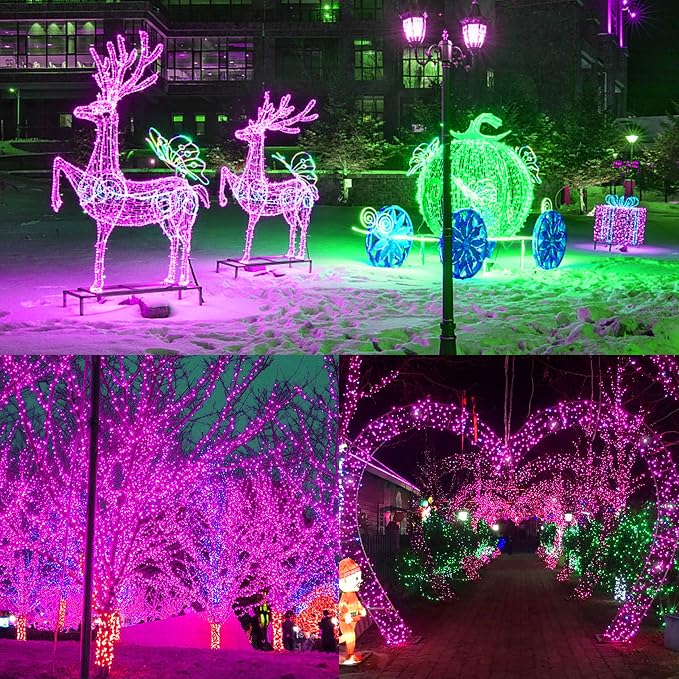 300 LED Halloween Lights, 98.5FT Halloween String Lights - Image 6