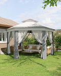 13'x13' Pop-Up Gazebo, Outdoor Hexagonal Patio Gazebo by GarveeLife