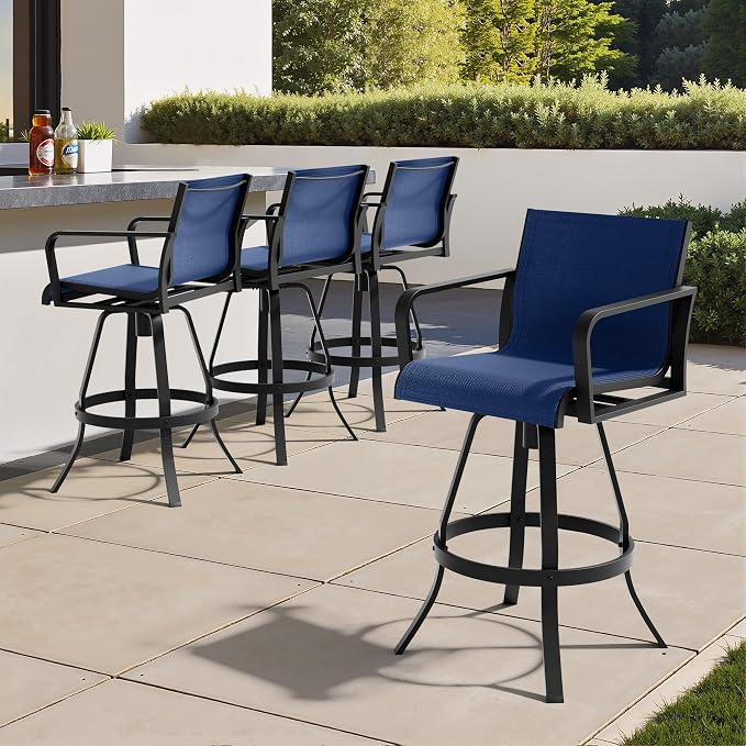 Crestlive Products Outdoor Swivel Bar Stools - Image 8