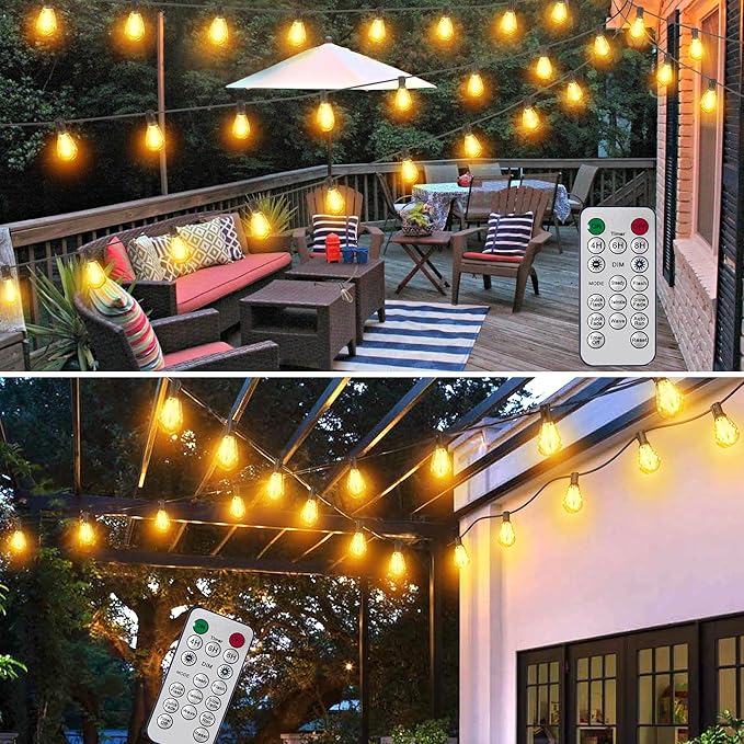 60FT Solar String Lights Outdoor Waterproof - Image 6