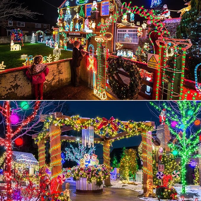 150ft LED Rope Lights Outdoor, 1080 LED Connectable and Flexible Tube Lights - Image 8