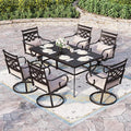 Sophia and William Swivel Patio Dining Set by SophiaWilliam