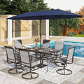PHI VILLA 8 Piece Patio Dining Set by PHIVILLAThepioneerofcomfortablehouseholdsupplies