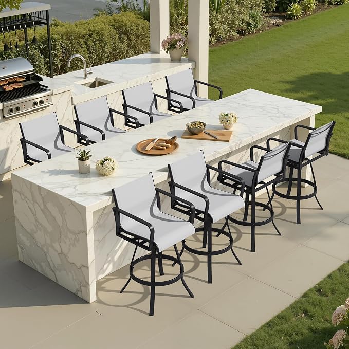 Crestlive Products Outdoor Swivel Bar Stools by CrestliveProducts