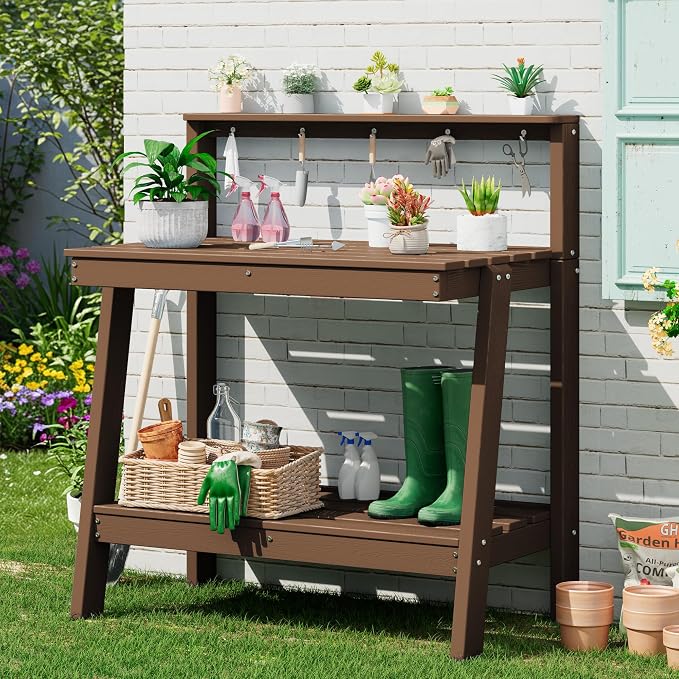 SERWALL Potting Bench Outdoor by SERWALL