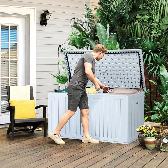 YITAHOME 230 Gallon Double-Wall Deck Box - Image 5