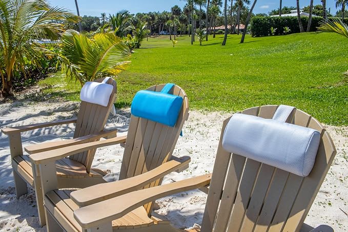REZVANI Pool Lounge Chair Pillow. Lounger Headrest - Image 8