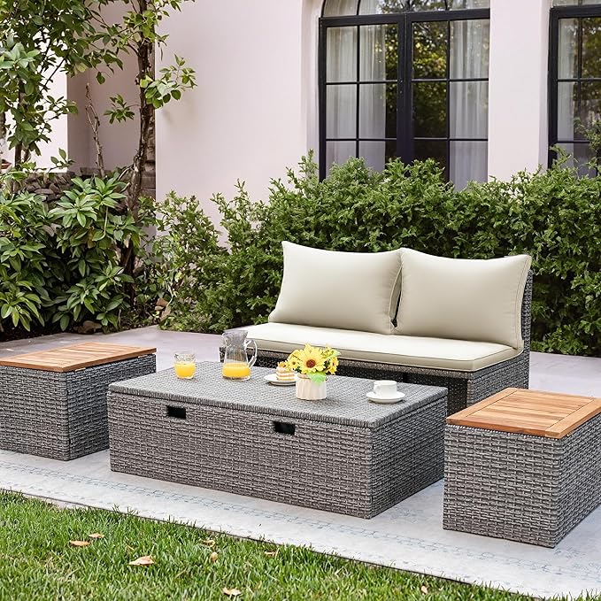 Flamaker Outdoor Rattan Daybed - Image 2