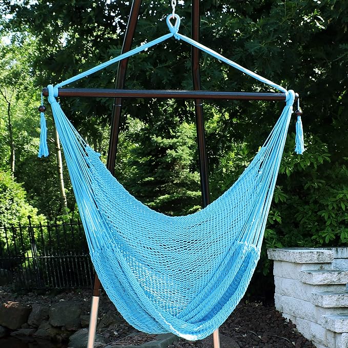 Sunnydaze Outdoor Hammock Chair Swing - Image 7