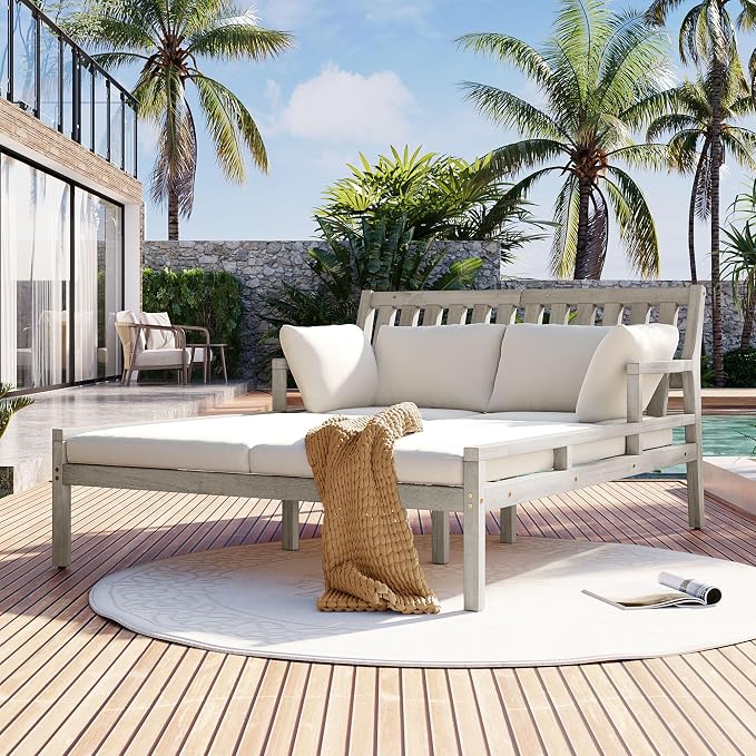 GOWE TREXM Outdoor Daybed, Patio Daybed by Gowe