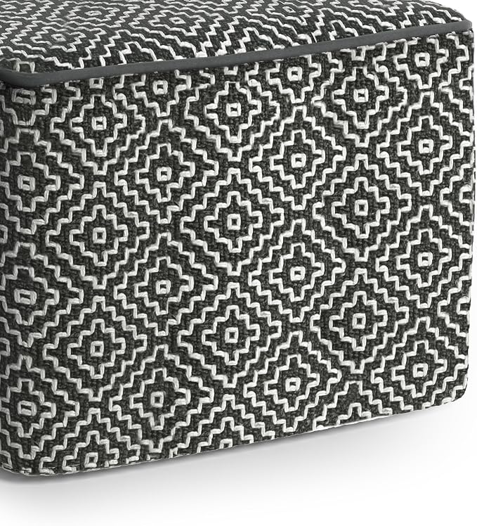 SIMPLIHOME Briella Square Pouf - Image 7