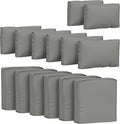 14 Pcs Outdoor Cushion Covers Patio Cushion Slipcovers Replacement Splash Proof by Pakunoda