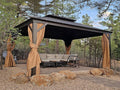 PURPLE LEAF 14' X 16' Outdoor Hardtop Gazebo Patio Wide Aluminum Frame by PURPLELEAF