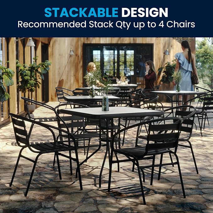 Flash Furniture 5-Piece Patio Dining Set - Image 8