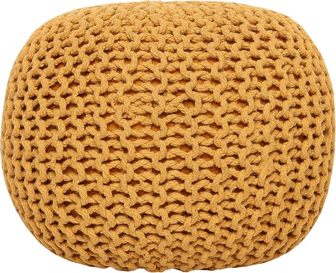 REDEARTH · Round Pouf Foot Stool Bean Bag Ottoman - Image 8