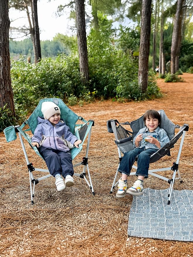 EVER ADVANCED Kids Hammock Chair Foldable, Kids Camping Chair - Image 2