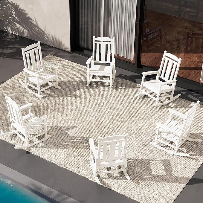 SERWALL HDPE Outdoor Rocking Chair by SERWALL
