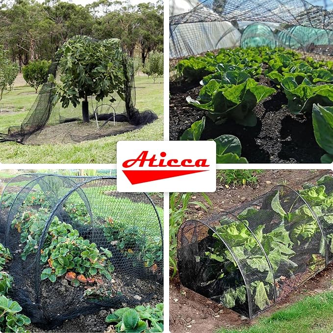 Heavy Duty Bird Netting for Garden Protection & Fruit Trees, 7.5x100 Ft - Image 6