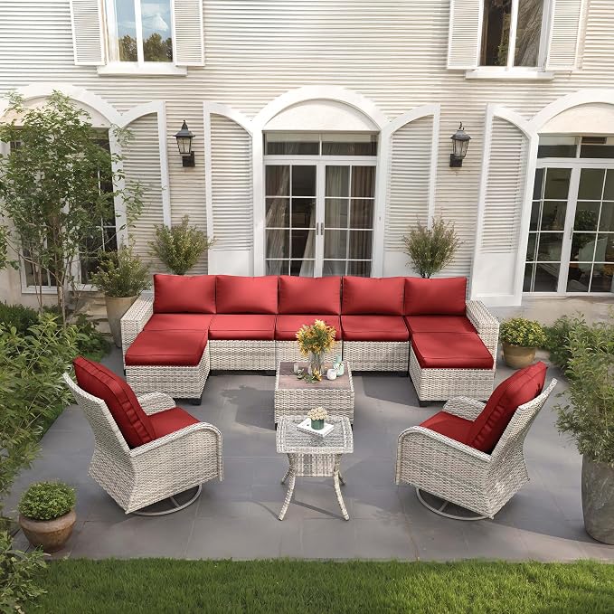 11-Piece Outdoor Patio Furniture Set by MuphyersPatioFurniture