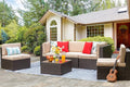 Vongrasig 6 Pieces Outdoor Patio Furniture Set, PE Wicker Rattan Sectional Sofa by Vongrasig