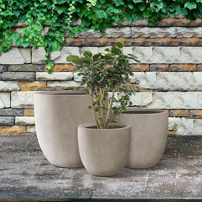 Kante 18", Outdoor Indoor Large Planter Pots - Image 3