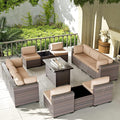 Kullavik 13 Pieces Outdoor Patio Furniture Set by KULLAVIK