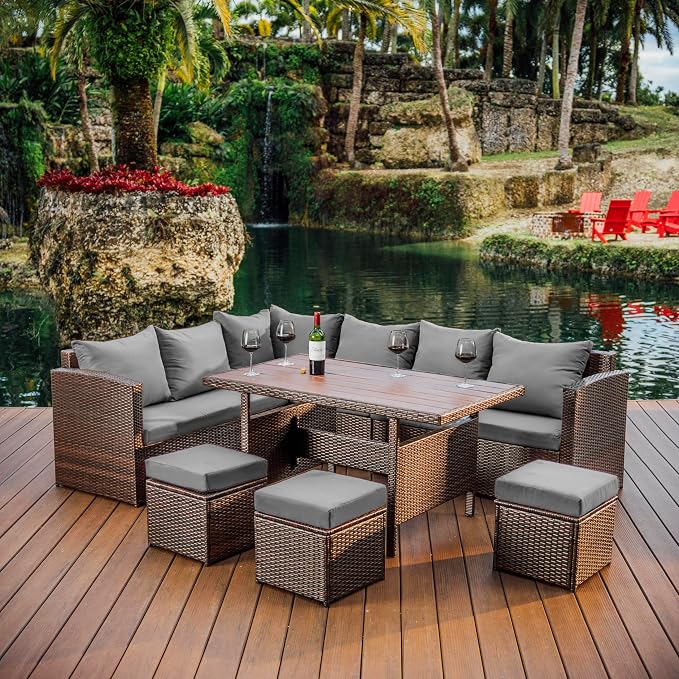 Nestl Wicker Outdoor Furniture Set by Nestl