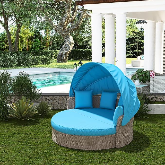 Outdoor Daybed Cushion Cover, Out Door Waterproof and Fade-Resistant Sun Bed - Image 5