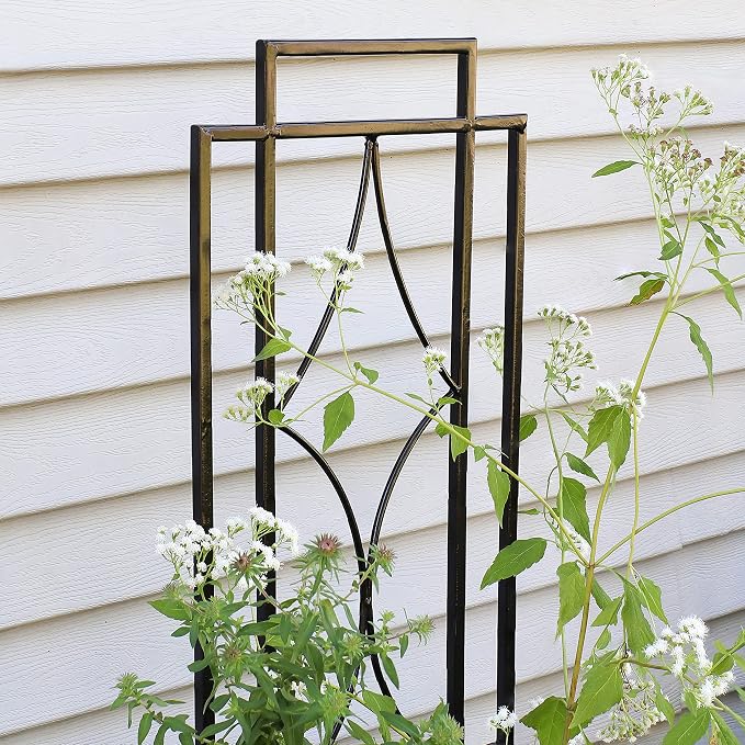 Sunnydaze 2-Piece Chic Diamonds Garden Trellis - Image 7