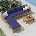 MFSTUDIO Wicker Patio Furniture Set, Rattan Outdoor Couch Sectional Sofa by MFSTUDIO