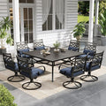 Sophia and William Swivel Outdoor Patio Dining Set by SophiaWilliam