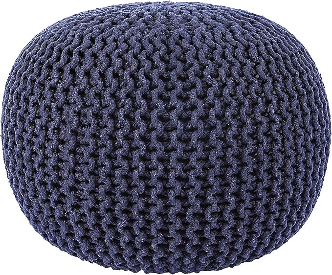 REDEARTH · Round Pouf Foot Stool Bean Bag Ottoman - Image 4