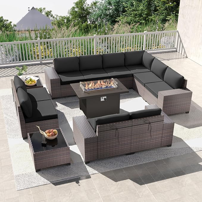 Kullavik 13PCS Outdoor Patio Furniture Set by KULLAVIK