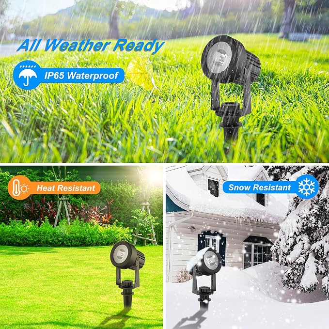 Solar Spot Lights Outdoor Color Changing, Solar RGB Spotlights Waterproof - Image 6