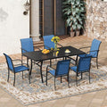 VICLLAX 7 Pieces Patio Outdoor Dining Set by HOME
