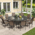 VICLLAX 11 Pieces Patio Outdoor Dining Set by HOME