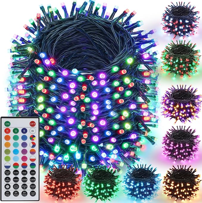 Joomer Color Changing Christmas String Lights, 279FT 800 LED 17 Colors LED by Joomer