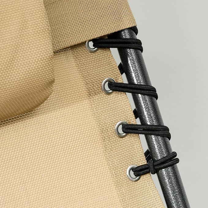 Outsunny Folding Chaise Lounge - Image 8