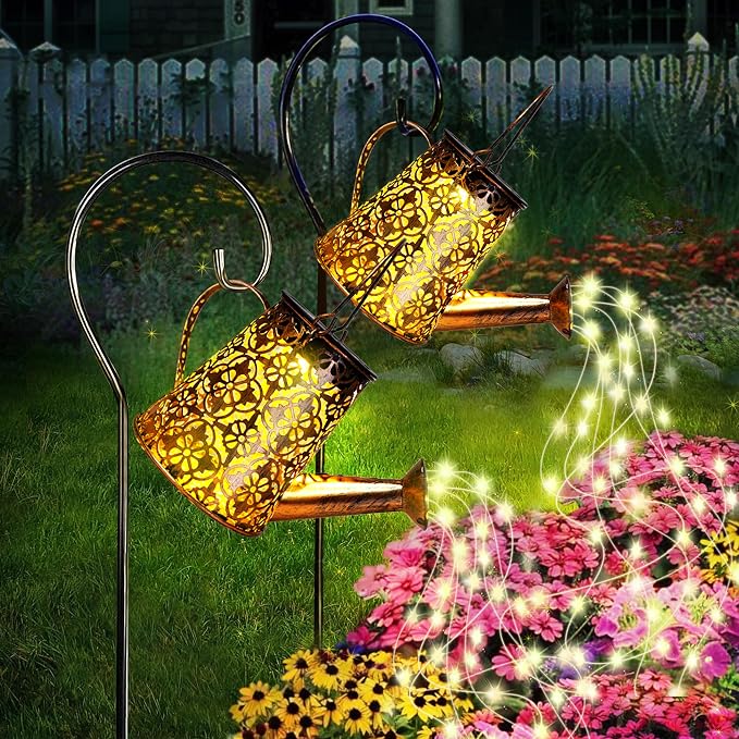 Solar Garden Watering Can Lights - Image 8