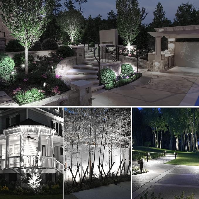 Solar Spot Lights Outdoor, Solar Landscape Spotlights IP65 Waterproof 9.8ft - Image 7