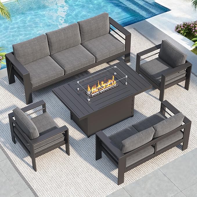 Solaste Aluminum Patio Furniture Set by Solaste