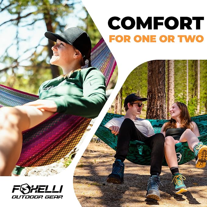 Foxelli Camping Hammock – Ultralight Hammock - Image 5