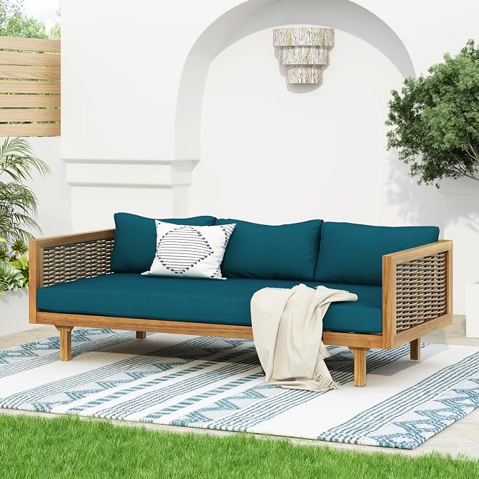 Christopher Knight Home Claremont Patio Sofa and Coffee Table Set, 2 Piece - Image 9